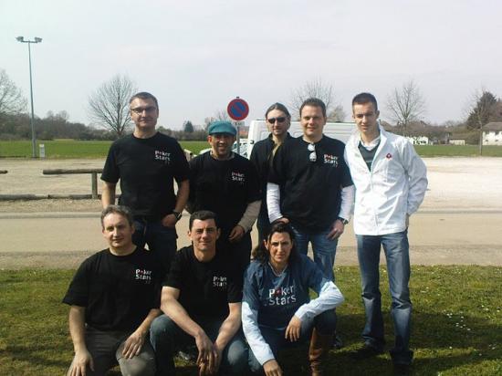 la team à Domblans, mars 2011
